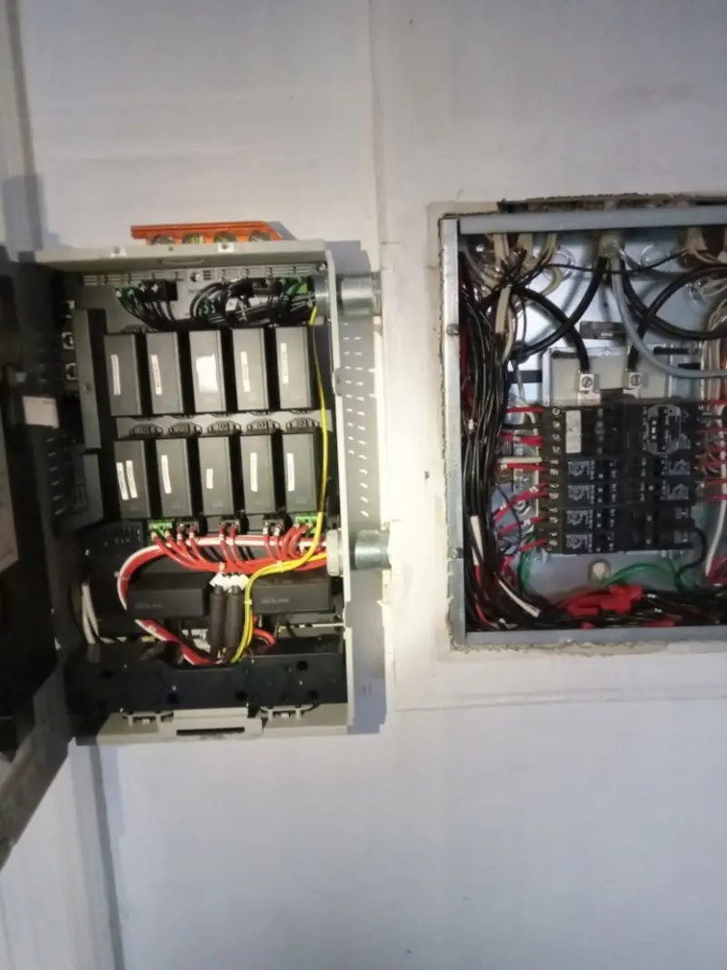 Electrical panel upgrade completed for Ring Doorbell Installation in Williamsburg